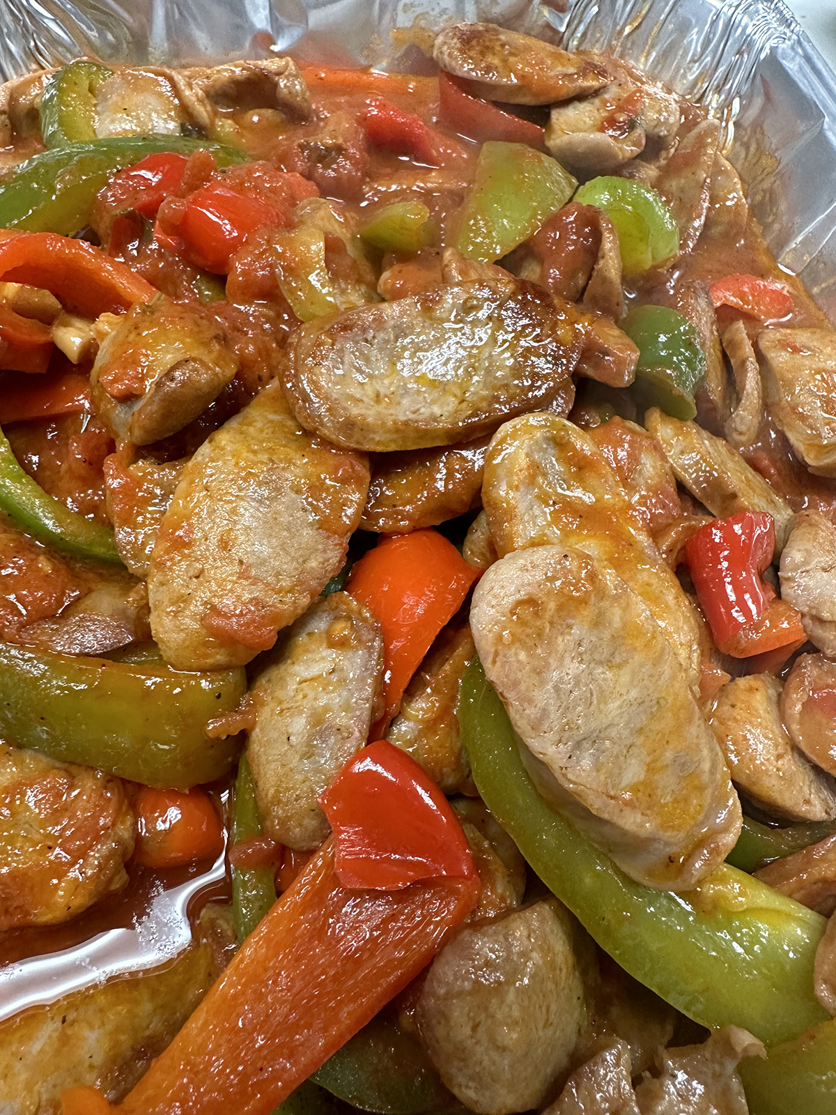 Sausage, Peppers & Onions Roll